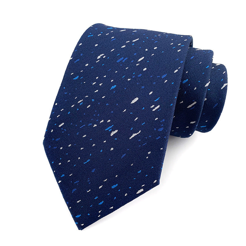 Corbata para hombre al por mayor en stock, de tejido jacquard teñido en hilo, con pequeño patrón floral, estilo informal de negocios, ideal para bodas y para el novio.