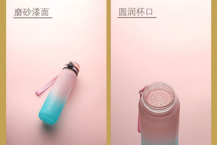 Vaso deportivo para agua para niños 2025, nuevo para verano, portátil, resistente a altas temperaturas, botella para fitness, para estudiantes, de gran capacidad para exteriores.