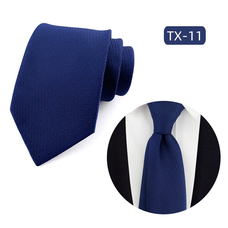 Corbata para hombre al por mayor en stock, de tejido jacquard teñido en hilo, con pequeño patrón floral, estilo informal de negocios, ideal para bodas y para el novio.