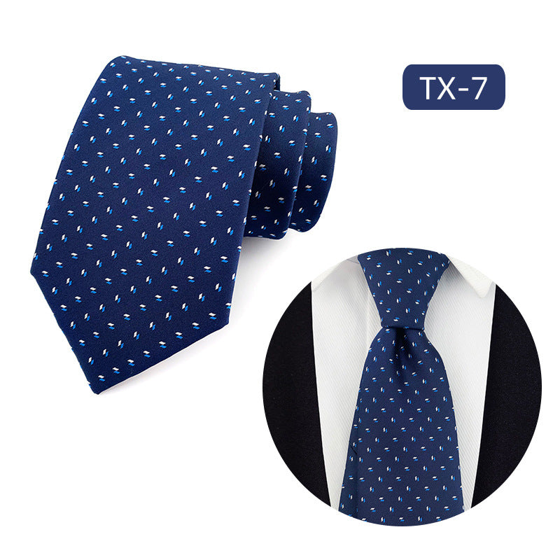 Corbata para hombre al por mayor en stock, de tejido jacquard teñido en hilo, con pequeño patrón floral, estilo informal de negocios, ideal para bodas y para el novio.