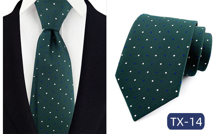 Corbata para hombre al por mayor en stock, de tejido jacquard teñido en hilo, con pequeño patrón floral, estilo informal de negocios, ideal para bodas y para el novio.