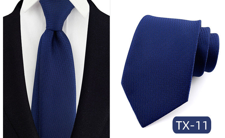 Corbata para hombre al por mayor en stock, de tejido jacquard teñido en hilo, con pequeño patrón floral, estilo informal de negocios, ideal para bodas y para el novio.