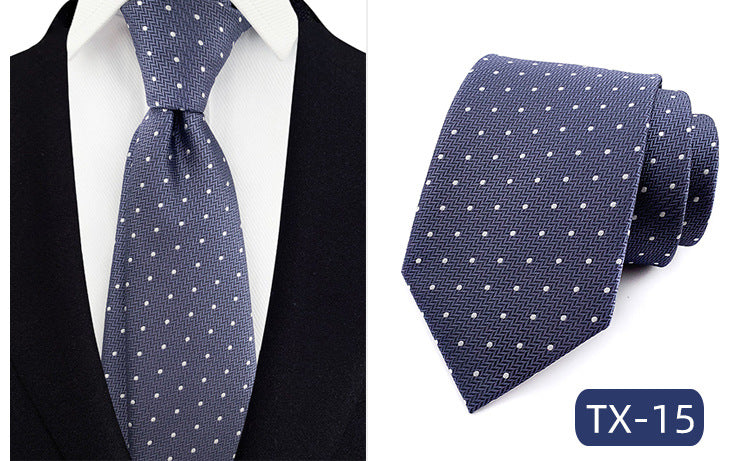 Corbata para hombre al por mayor en stock, de tejido jacquard teñido en hilo, con pequeño patrón floral, estilo informal de negocios, ideal para bodas y para el novio.