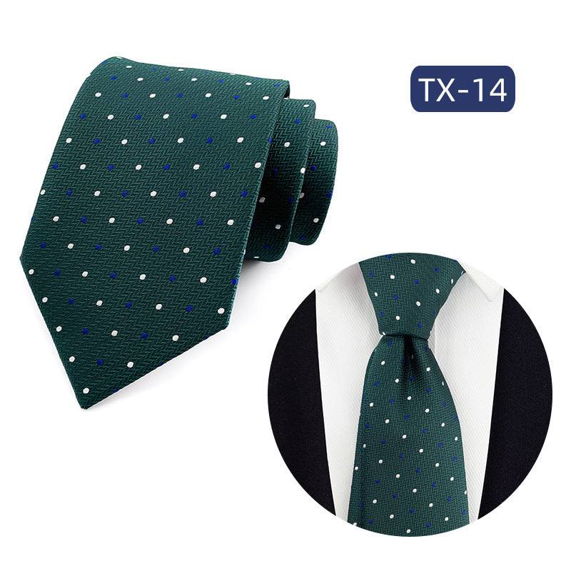 Corbata para hombre al por mayor en stock, de tejido jacquard teñido en hilo, con pequeño patrón floral, estilo informal de negocios, ideal para bodas y para el novio.