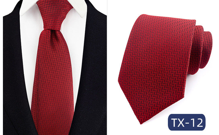 Corbata para hombre al por mayor en stock, de tejido jacquard teñido en hilo, con pequeño patrón floral, estilo informal de negocios, ideal para bodas y para el novio.