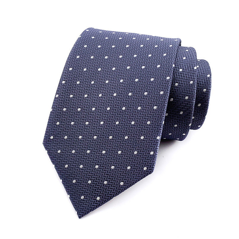 Corbata para hombre al por mayor en stock, de tejido jacquard teñido en hilo, con pequeño patrón floral, estilo informal de negocios, ideal para bodas y para el novio.