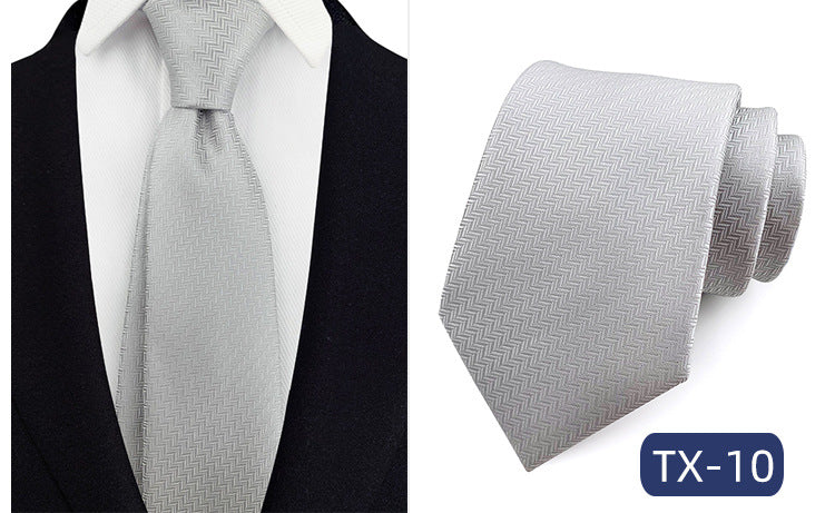 Corbata para hombre al por mayor en stock, de tejido jacquard teñido en hilo, con pequeño patrón floral, estilo informal de negocios, ideal para bodas y para el novio.