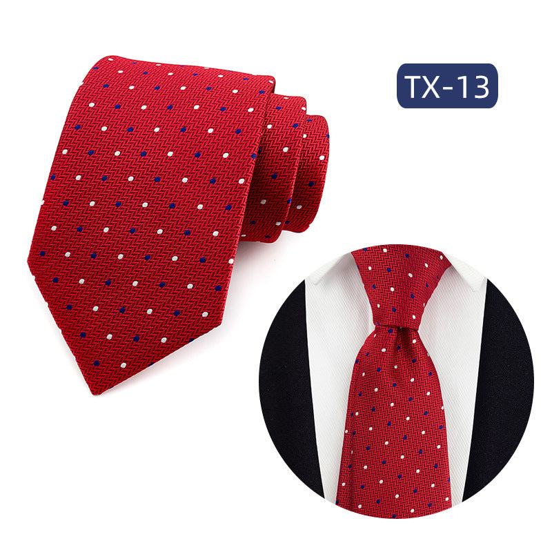 Corbata para hombre al por mayor en stock, de tejido jacquard teñido en hilo, con pequeño patrón floral, estilo informal de negocios, ideal para bodas y para el novio.