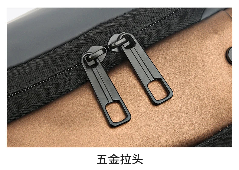 Bolso de pecho a la moda para hombre, riñonera cruzada Oxford de alta calidad, diseño antirrobo, bolso de hombro