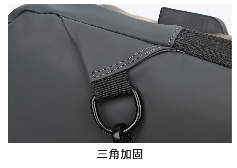 Bolso de pecho a la moda para hombre, riñonera cruzada Oxford de alta calidad, diseño antirrobo, bolso de hombro