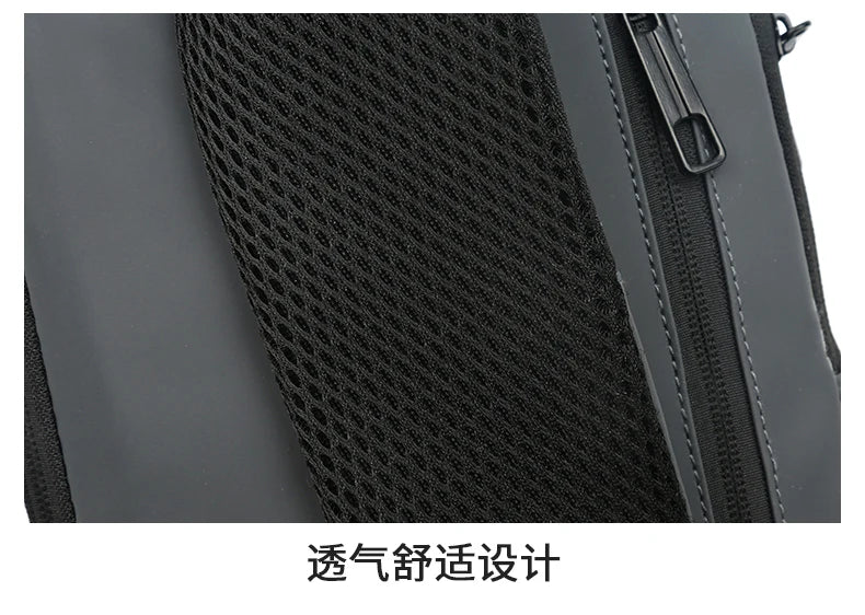 Bolso de pecho a la moda para hombre, riñonera cruzada Oxford de alta calidad, diseño antirrobo, bolso de hombro