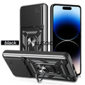 Funda para Nothing Phone 3 Funda deslizante lente de cámara soporte de anillo cubierta trasera a prueba de golpes para Nothing Phone (3) Phone3 Capa